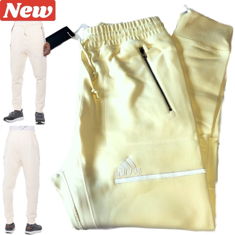 🛑CLEARANCE‼️🆕 Adidas ZNE zero negative energy Cream Heavy Weight Sweats